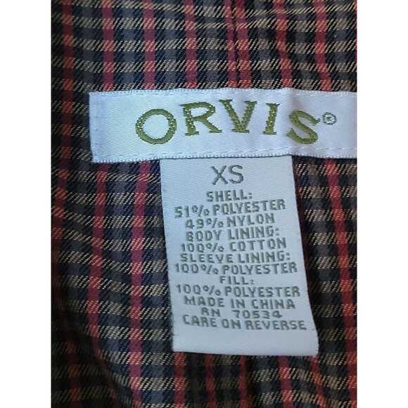 Women's Size XS Orvis Jacket Quilted Lined Mustard Color - Picture 7 of 7